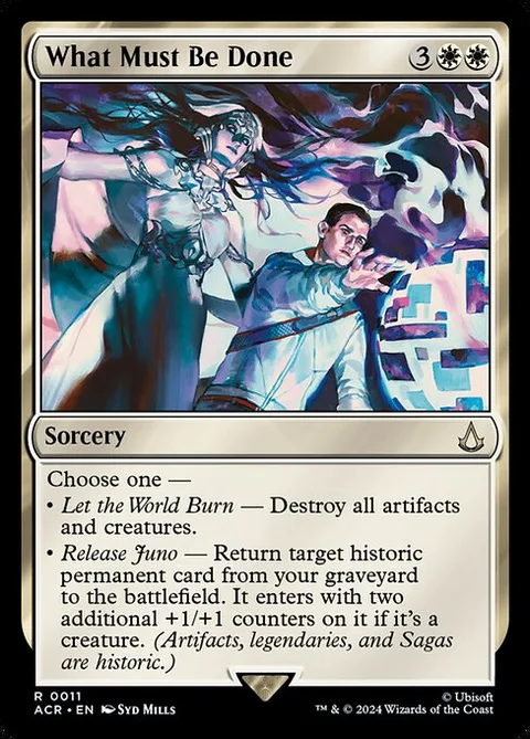 What Must Be Done, card 11 from Assassin's Creed