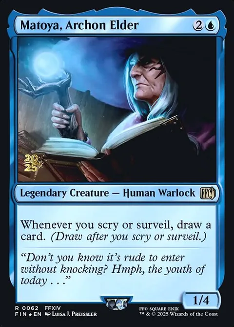 Matoya, Archon Elder, carte 62s de Final Fantasy Promos