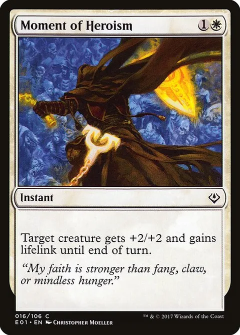Moment of Heroism, carte 16 de Archenemy: Nicol Bolas
