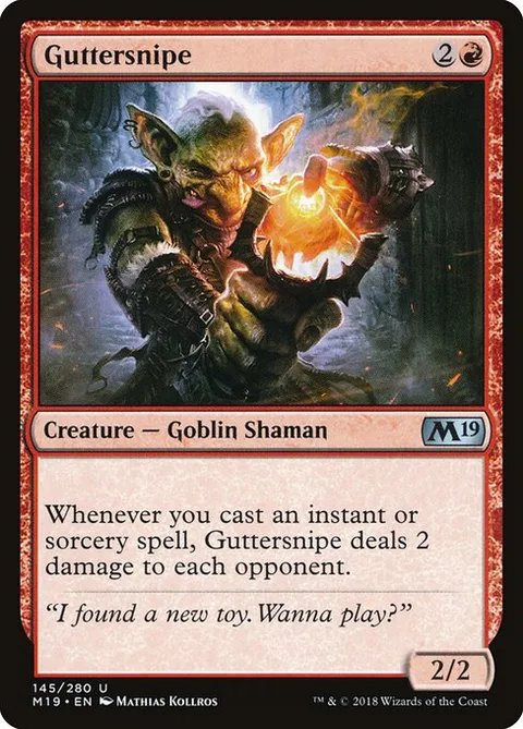 Guttersnipe, card 145 from Core Set 2019