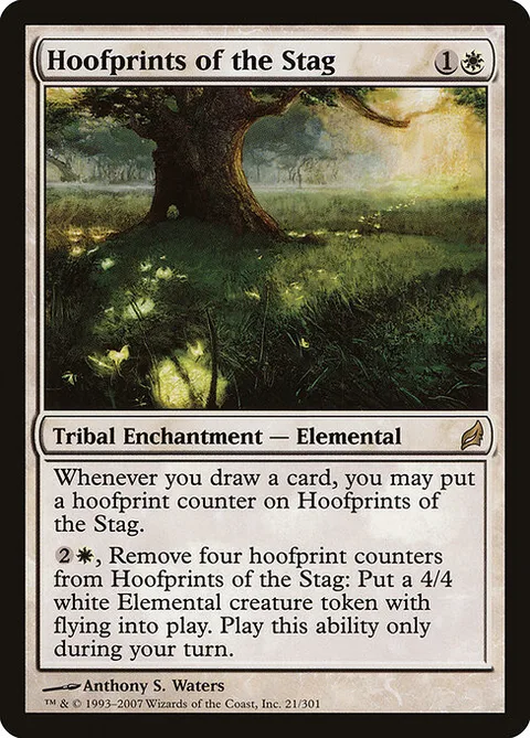 Hoofprints of the Stag, card 21 from Lorwyn