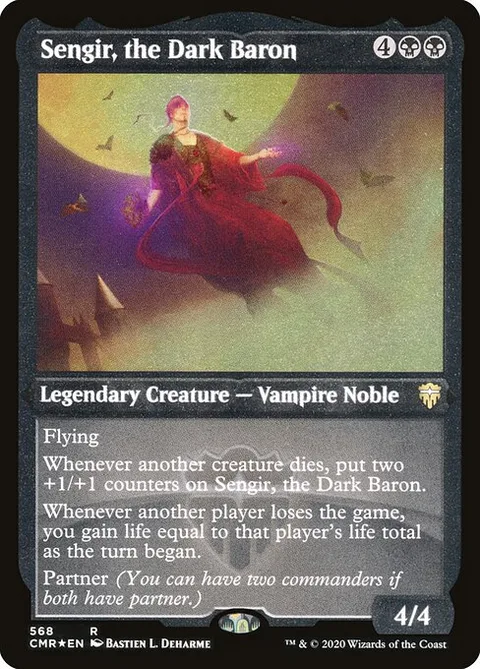 Sengir, the Dark Baron, card 568 from Commander Legends