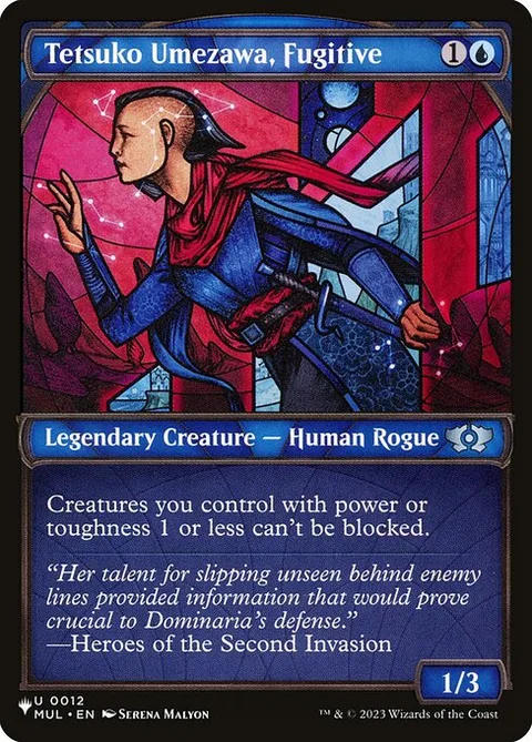 Tetsuko Umezawa, Fugitive, carte MUL-12 de The List