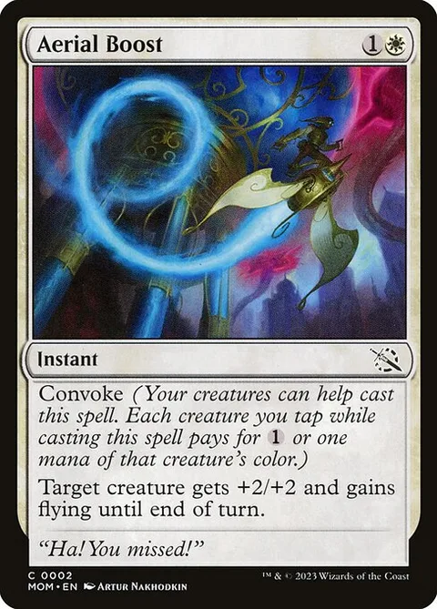 Aerial Boost, card 2 from March of the Machine