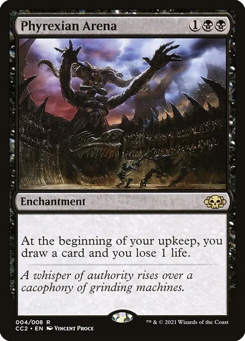 Phyrexian Arena, carte 4 de Commander Collection: Black