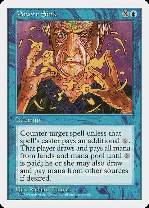 Power Sink, card 111 from Fifth Edition