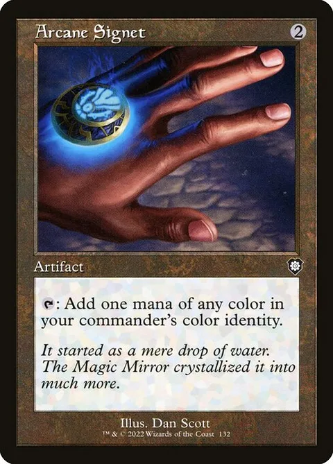 Arcane Signet, card 132 from The Brothers' War Commander