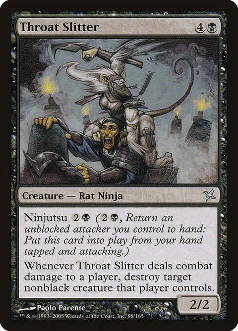 Throat Slitter, carte 88 de Betrayers of Kamigawa