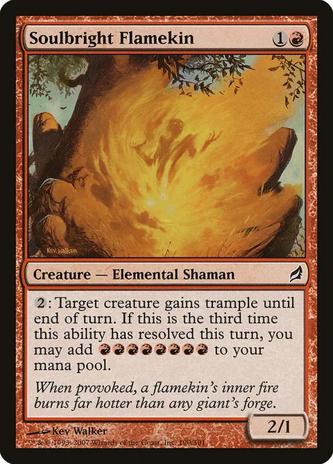 Soulbright Flamekin, carte 190 de Lorwyn
