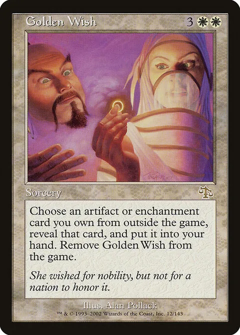 Golden Wish, card 12 from Judgment