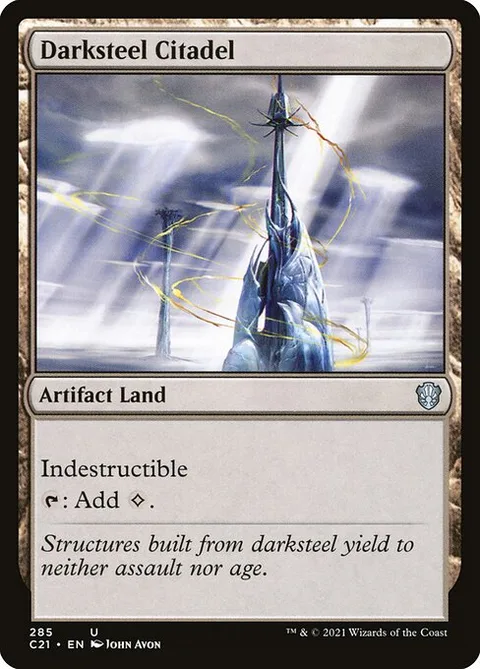 Darksteel Citadel, card 285 from Commander 2021