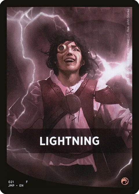 Lightning, card 21 from Jumpstart Front Cards