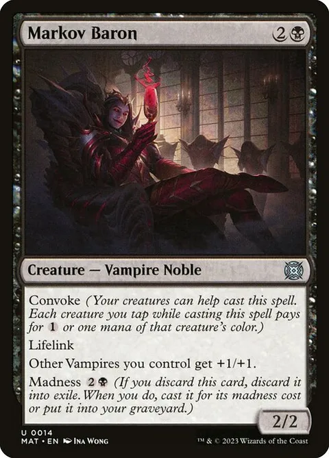 Markov Baron, card 14 from March of the Machine: The Aftermath