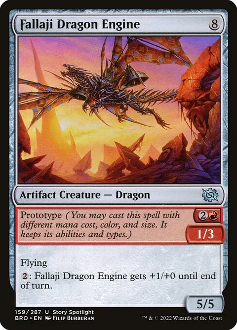 Fallaji Dragon Engine, carte 159 de The Brothers' War