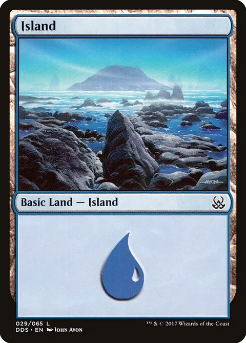 Island, card 29 from Duel Decks: Mind vs. Might