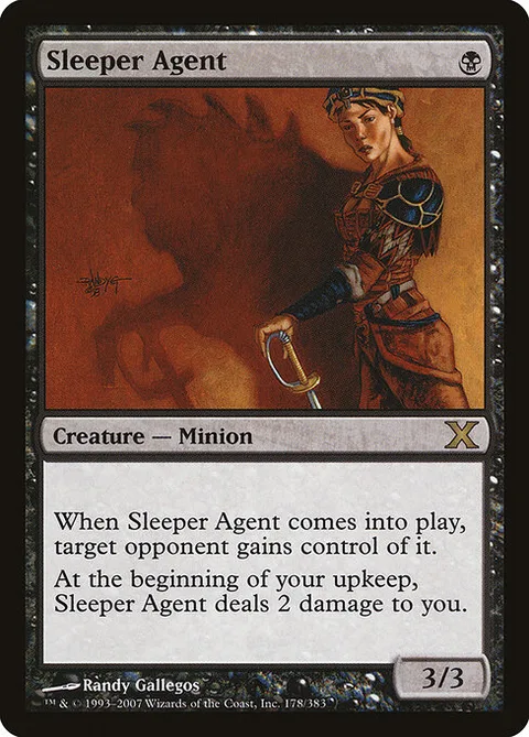 Sleeper Agent, card 178 from Tenth Edition