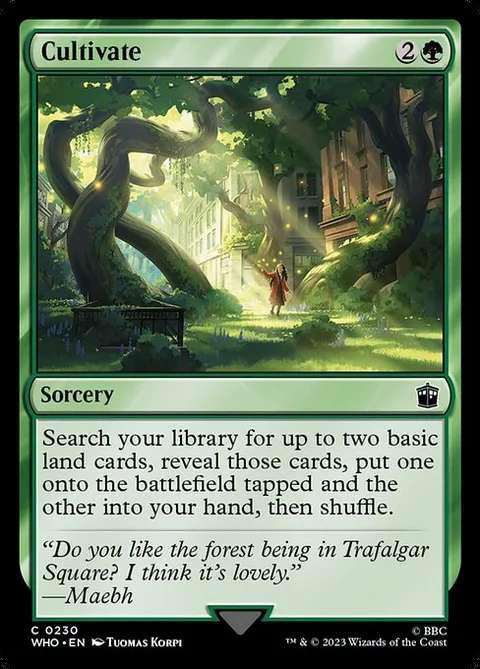 Cultivate, card 230 from Doctor Who