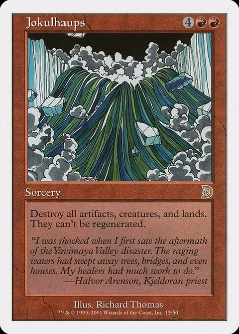Jokulhaups, card 15 from Deckmasters