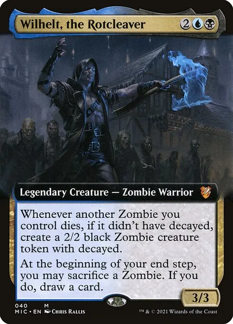 Wilhelt, the Rotcleaver, card 40 from Midnight Hunt Commander