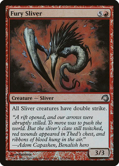 Fury Sliver, card 25 from Premium Deck Series: Slivers