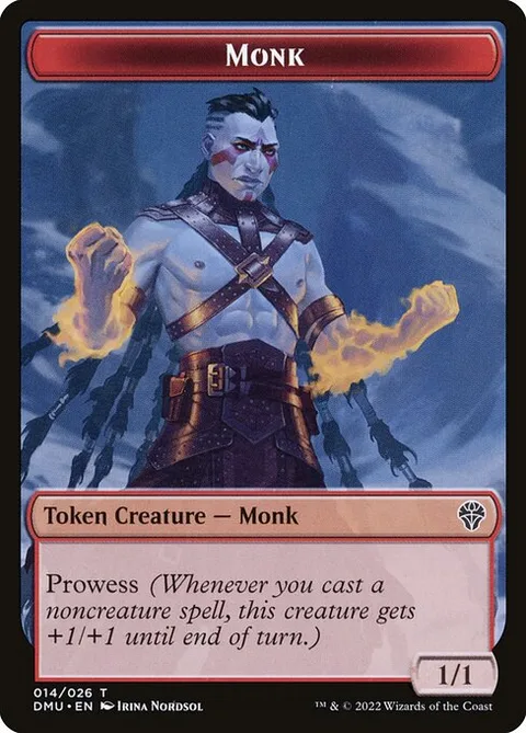 Monk, carte 14 de Dominaria United Tokens