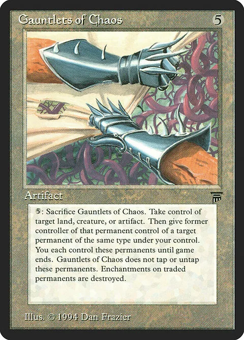 Gauntlets of Chaos, carte 278 de Legends
