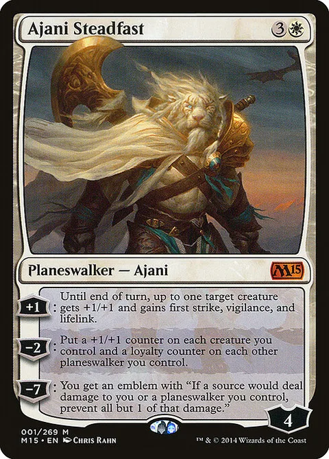 Ajani Steadfast, carte 1 de Magic 2015