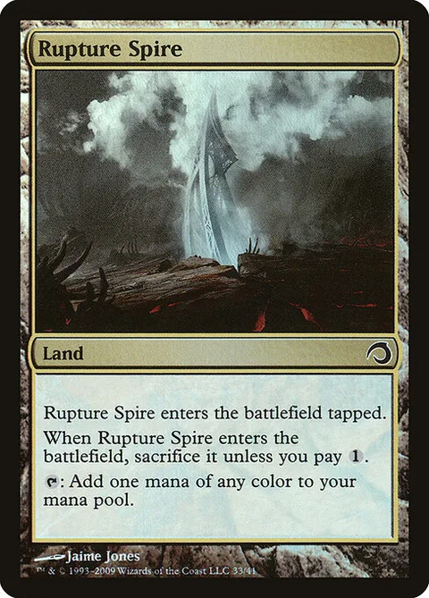 Rupture Spire, card 33 from Premium Deck Series: Slivers