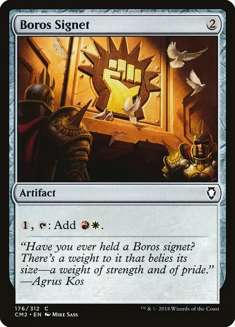 Boros Signet, carte 176 de Commander Anthology Volume II