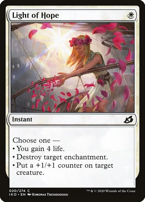 Light of Hope, card 20 from Ikoria: Lair of Behemoths