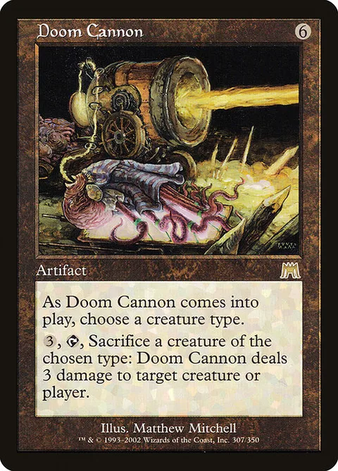 Doom Cannon, carte 307 de Onslaught