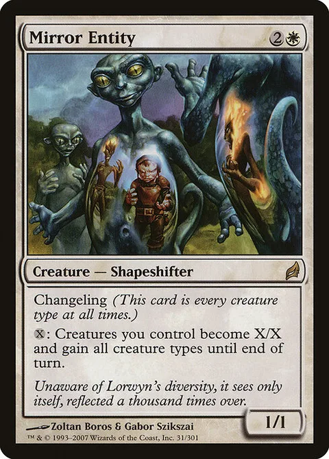 Mirror Entity, carte 31 de Lorwyn