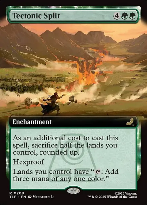 Tectonic Split, carte 208 de Avatar: The Last Airbender Eternal