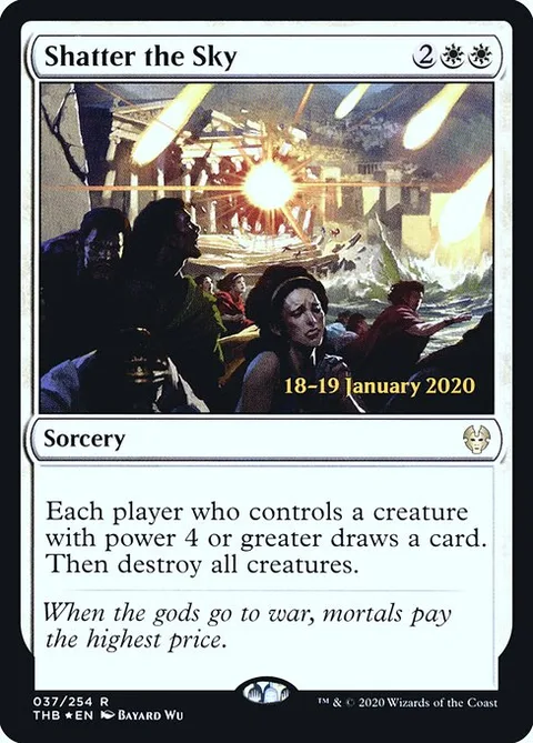 Shatter the Sky, card 37s from Theros Beyond Death Promos