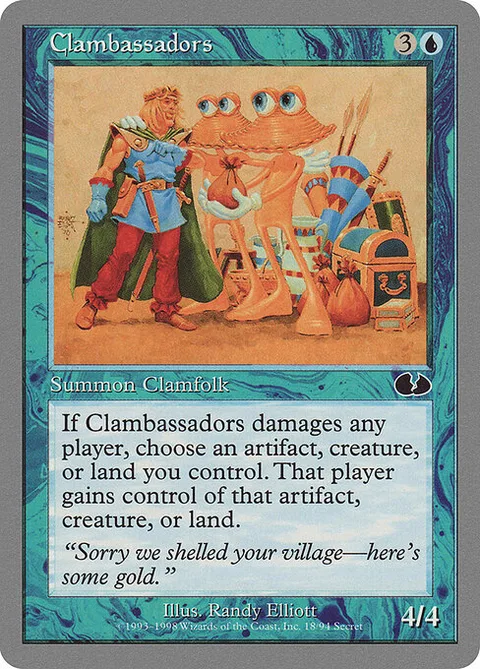 Clambassadors, card 18 from Unglued