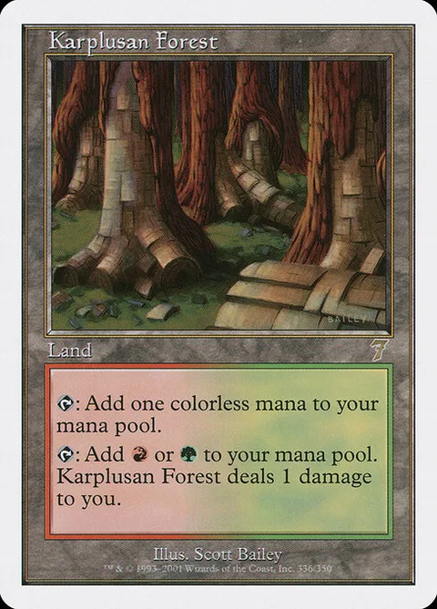 Karplusan Forest, carte 336 de Seventh Edition