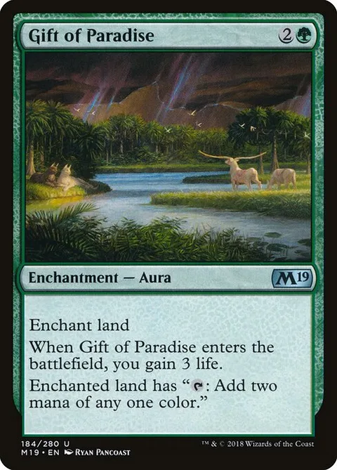 Gift of Paradise, carte 184 de Core Set 2019