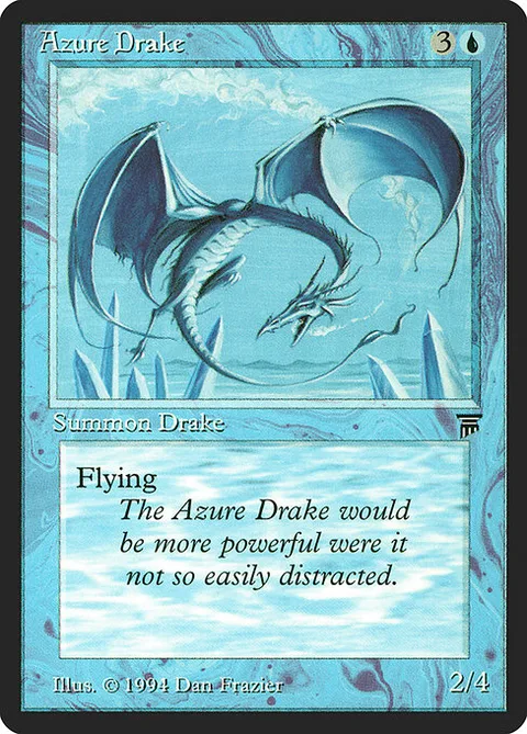 Azure Drake, card 46 from Legends