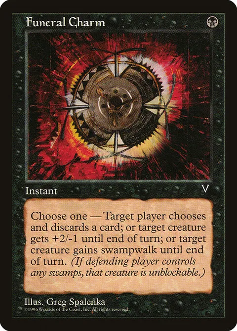Funeral Charm, carte 61 de Visions