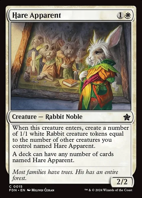 Hare Apparent, carte 15 de Foundations