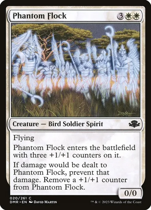 Phantom Flock, card 20 from Dominaria Remastered