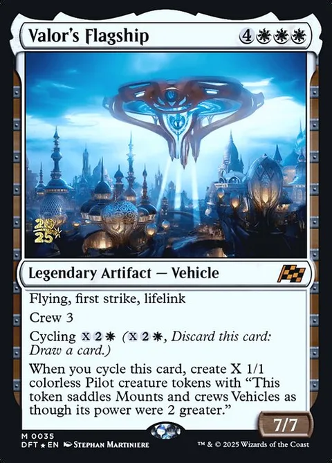 Valor's Flagship, card 35s from Aetherdrift Promos