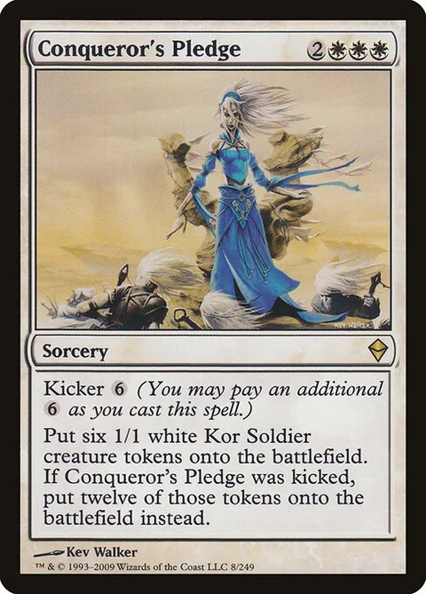Conqueror's Pledge, carte 8 de Zendikar