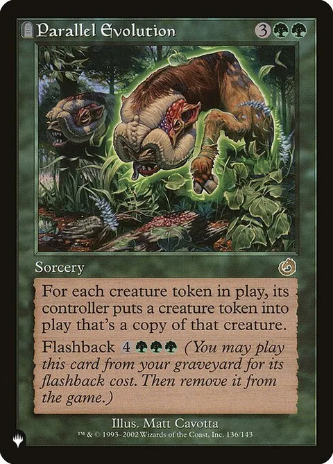 Parallel Evolution, card TOR-136 from The List