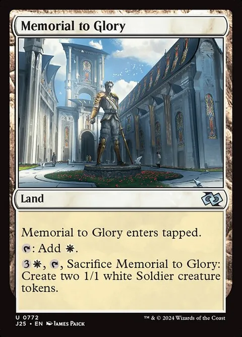 Memorial to Glory, card 772 from Foundations Jumpstart