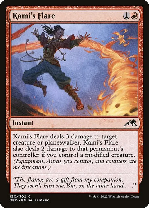 Kami's Flare, carte 150 de Kamigawa: Neon Dynasty