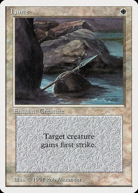 Lance, carte 27 de Summer Magic / Edgar