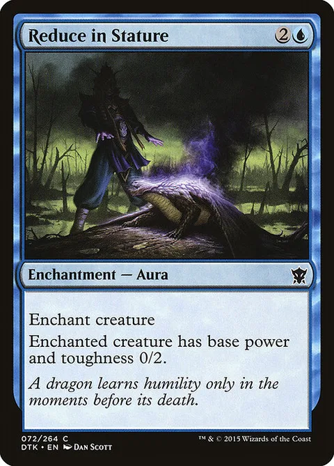 Reduce in Stature, carte 72 de Dragons of Tarkir