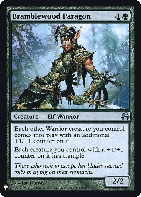 Bramblewood Paragon, card MOR-115 from The List