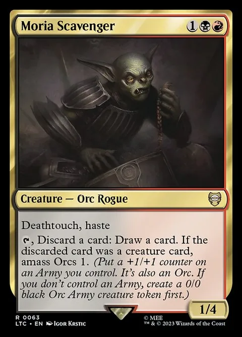 Moria Scavenger, carte 63 de Tales of Middle-earth Commander